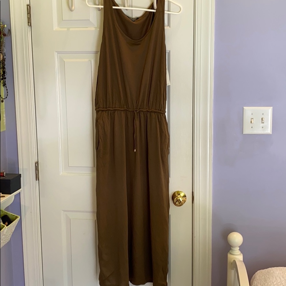 Ralph Lauren olive green cotton dress